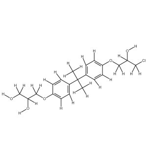 BADGE-HCl-H2O solution