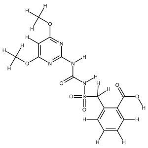 Bensulfuron solution