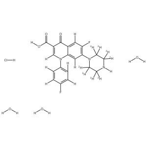 Sarafloxacin-D8 hydrochloride trihydrate solution