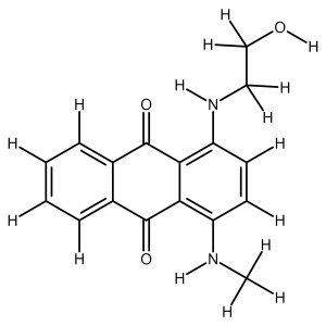 Disperse Blue 3 solution